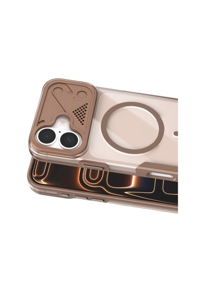 Joko Apple İphone 16 Zinko Magsafe Kapak - Çöl Titanyum - Çöl Titanyum