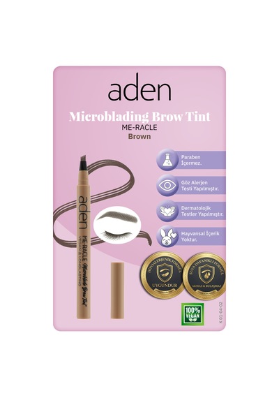 Aden Me-racle Microblading Brow Tint - Microblading Kaş Tinti Brown Kahverengi 0