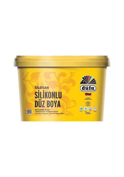 Ayrex Düfa Silikonlu Düz Dış Cephe Boyası 7.5 Lt - Yeni Kartela 0.2 L