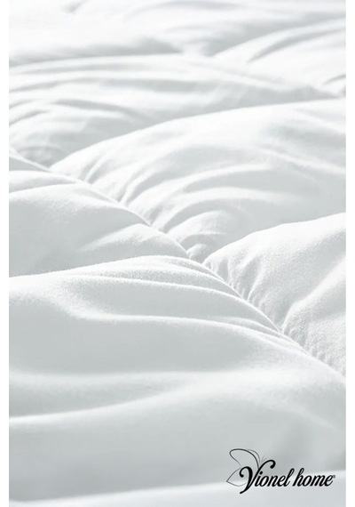 Ecotermo Çift Kişilik Mikrofiber Antialerjik Silikon Yorgan Çeyizlik Otel Yorganı 195x215 Cm Beyaz