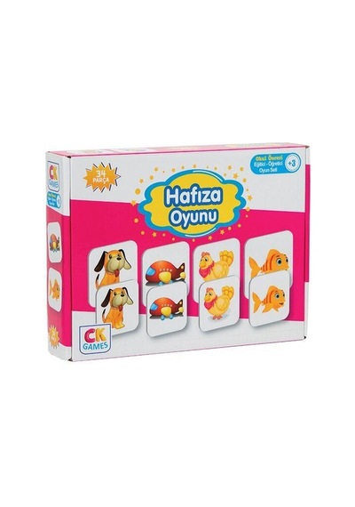 Ema Eğitici Oyun Seti Hafıza Oyunu Puzzle 34 Parça