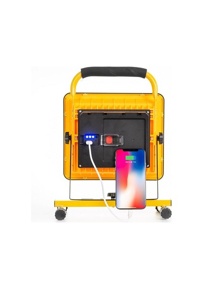 Ayt Powermaster Mx-w865c Çok Fonksiyonlu Projektör Lambası Solar Güneş Enerjili Şarjlı Kamp Lambası Powerbank Özellikli