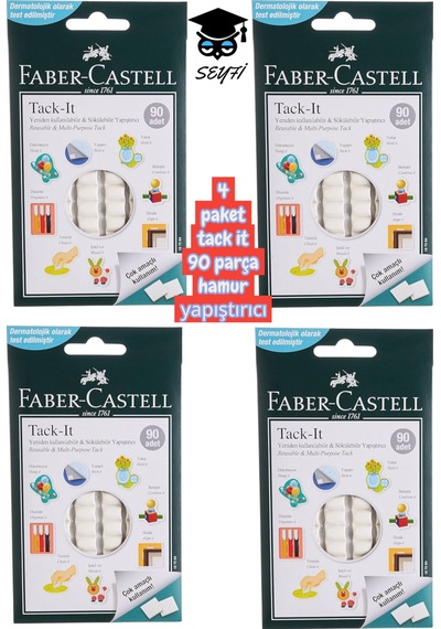 4 Paket Tack İt 90 Parça Hamur Yapıştırıcı