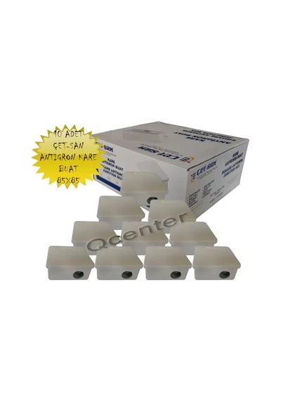 Mutlusan Veya Çetsan 85x85x55 Mm. Kare Antigron Buat 10 Adet N11.110