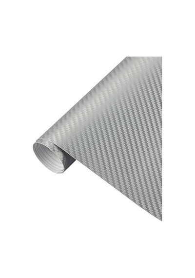 152 Cm X 50 Cm Gri Karbon Araba Kaplama Folyosu