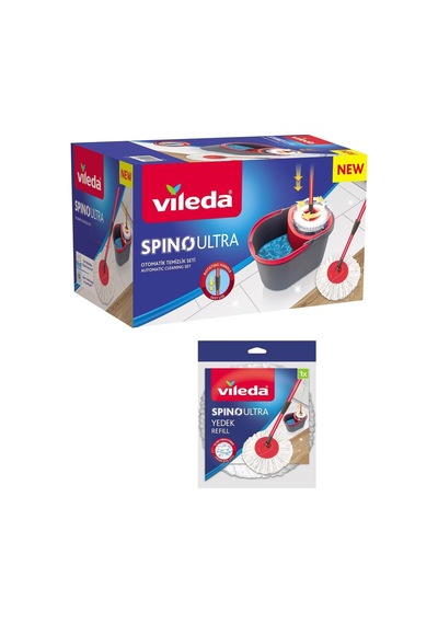Spino Ultra Otomatik Temizlik Seti + Yedek Paspas