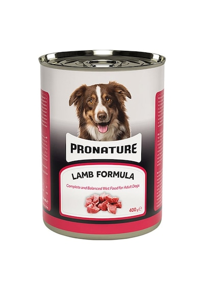 Pronature Kuzu Etli Ve Pirinçli Parça Etli Konserve Yetişkin Köpek Maması 400 G