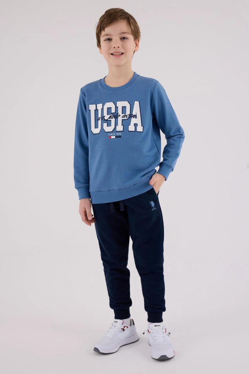 U.s. Polo Assn. Erkek Çocuk Eşofman Takımı Mavi-1780 Mavi