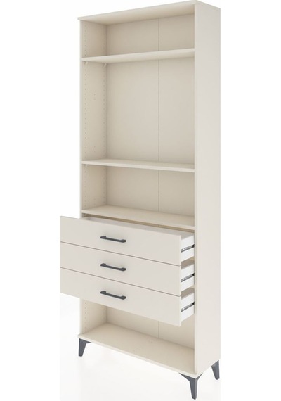 Arges Dolap 3 Raflı 3 Çekmeceli 88x30x221 Aytaşı-aytaşı Aytaşı