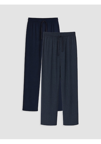 LC Waikiki Lc Waıkıkı Lacivert Regular Fit Erkek Pijama Altı 2'li Paket