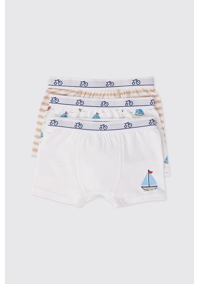 Panço Erkek Çocuk 3'lü Boxer Seti 2612bk14006 Renkli