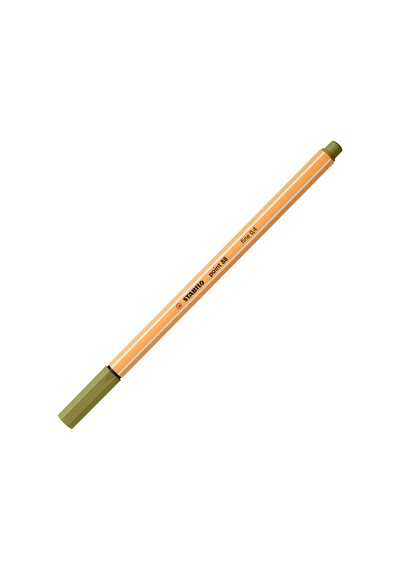 Stabilo Keçe Uçlu İnce Kalem 88 Point 0.4 Mm Yosun Yeşili 88/35 Çok Renkli
