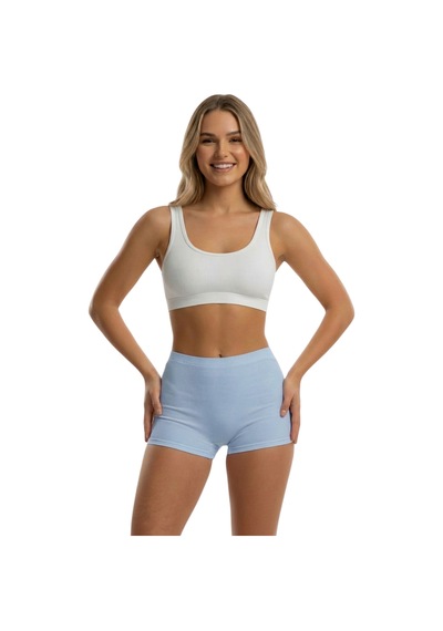 Sensu Kadın Üçlü Fitilli Modal Şort Model-2 Model-2