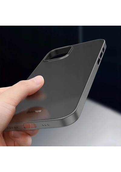 Hepsi Baseus Wing Case iPhone Uyumlu 12 6.1 Kılıf Ultra İnce Lux Mat Şeffaf Kılıf- 5775 Najmaddin