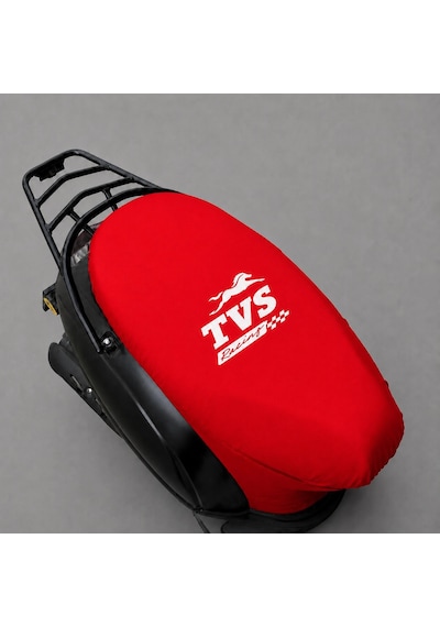 Tvs Kırmızı Penye Motorsiklet Sele Kılıfı 1.kalite Likrali Penye Yıkanabilir