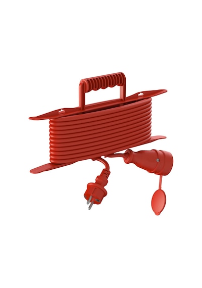 Kablo Toplayıcı Organizer, 30 Metre Kapasiteli, Plastik Kablo Sarma Aparatı, 36 Cm, Taşınabilir Kablo Düzenleyici, Sabitleme Yuvalı, Pratik Kullanım, Kablo Tutucu