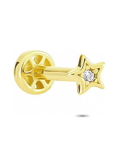 Glorria Altın Yıldız Tragus Piercing Çok Renkli 31980781