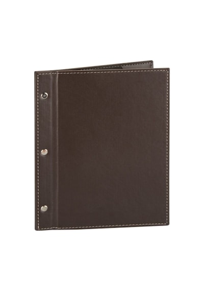 Menü Kabı Vidalı Hotel-restaurant-cafe-bar Vegan 18x23 Cm Kahverengi