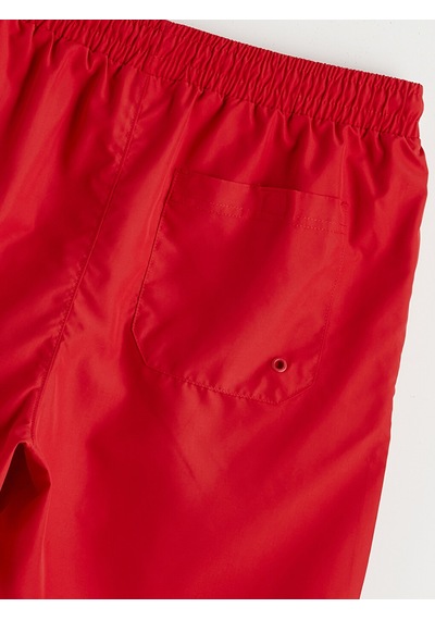Lcw Swımwear Kırmızı Kısa Boy Erkek Yüzme Şort