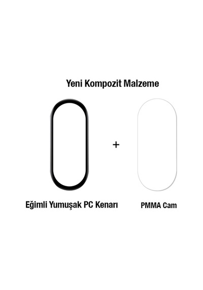 Xiaomi Mi Band 7 3d Full Kaplama Ekran Koruyucu Pet+pmma- 5775 Mh-hs6674-4884