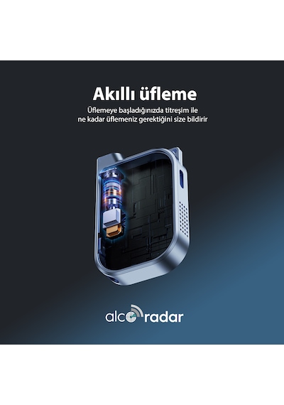 Alcoradar Pro Dijital Alkolmetre Fuel Cell Sensör Teknolojisi 1 Adet