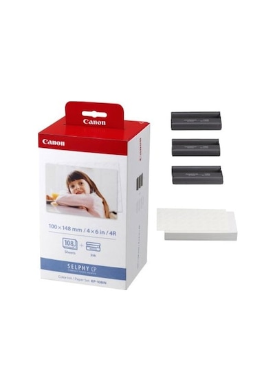Deyatech Canon Cp Serisi Yazıcı için Kp-108In Kartuş ve Kağıt Set Deyatech Canon Cp Serisi Yazıcı için Kp-108In Kartuş ve Kağıt Set
