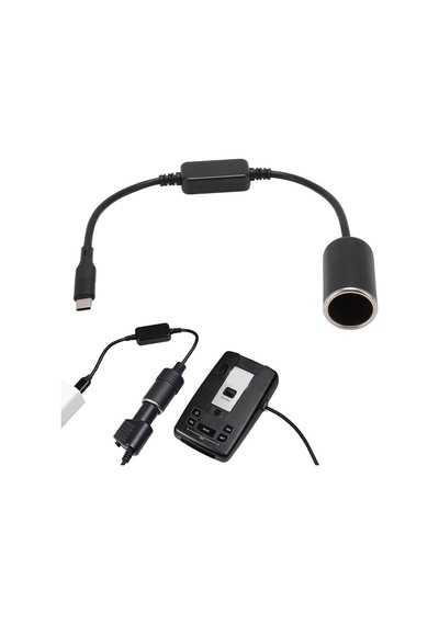 Type C To Çakmak Adaptörü, 5v -12v Araba Cihazları İçin Güç Kaynağı