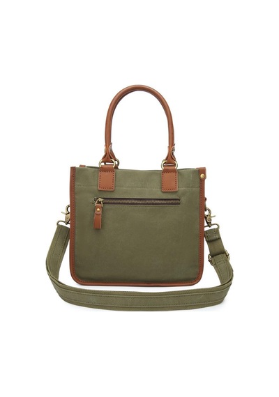 Kanvas Kumaş Kadın Çantası Elden Tutmalı Smart Bags 1333 Haki