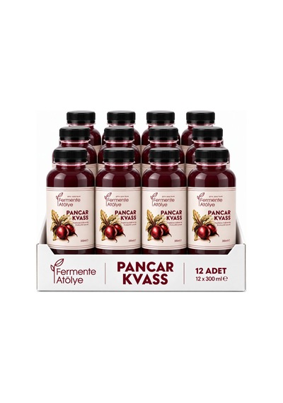 Pancar Kvass 300 Ml. 12'li Fırsat Paketi Pet Şişede