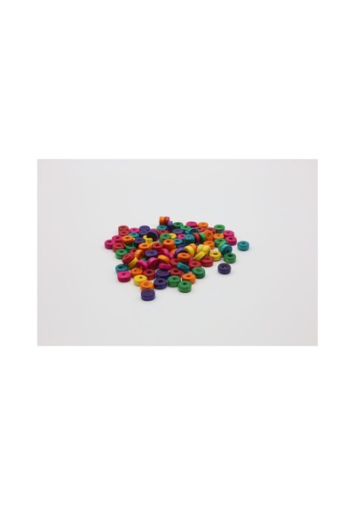 Ahşap Boncuk 8mm çok renkli 05658427
