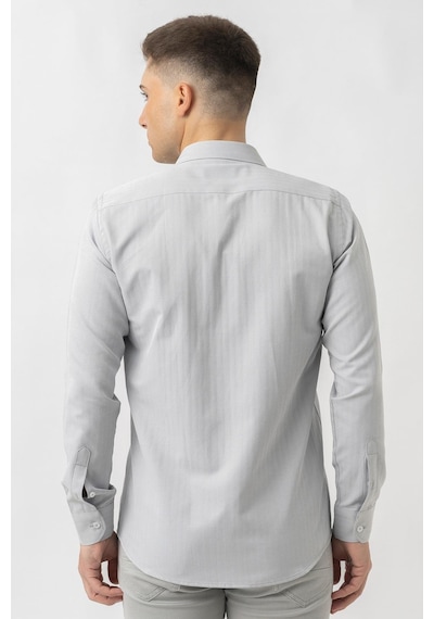White Stone Adliswil G9501 Regular Fit Armürlü Pamuklu Gömlek Gri-gri Gri White Stone Adliswil G9501 Regular Fit Armürlü Pamuklu Gömlek Gri-gri Gri