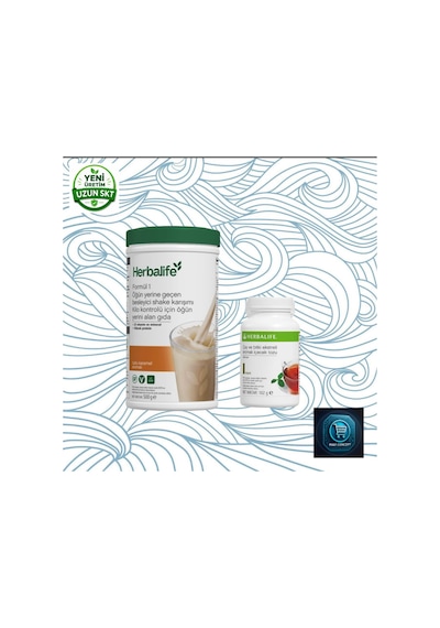 Herbalife Formül 1 Besleyici Shake Karışımı 500 G + Çay Ve Bitki Ekstreli Aromalı İçecek Tozu Klasik Aromalı 102 G Shakeklasik102set1tk
