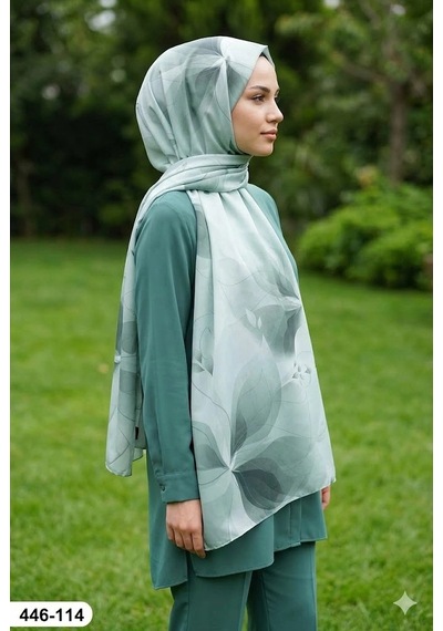 Buqle Dijital Desenli Soft Şal 446-114 Çok Renkli