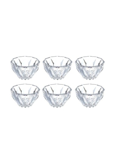 Kristal Cam Kase 6 Adet Ağız Çapı 11 Cm
