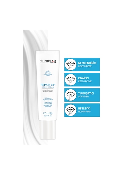 Onarıcı Dudak Bakım Kremi 20 Ml