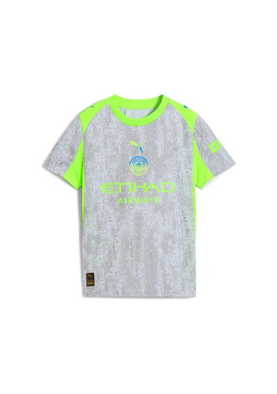 5.11 Puma Unisex Çocuk Mcfc 3rd Replica Jr Forma Cool Weather-pro Green 9-10 Yaş 077