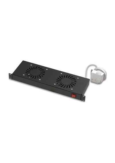 Lande 2Li Fan Modülü Termostatlı Ln-Fan-Thm-2Fwm-Bl (Duvar Tipi K
