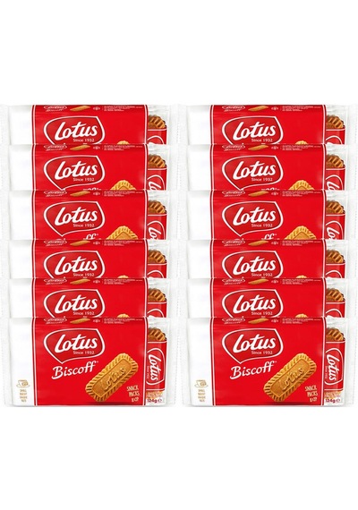 Biscoff Karamelize Bisküvi Snack 124 G X 12