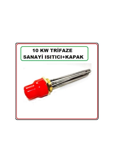 Trifaze 10 Kw Sanayi Isıtıcı Rezistansı + Kapak