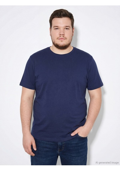 Lcwaıkıkı Classic Lacivert Slim Fit Basic Soft Touch Tişört