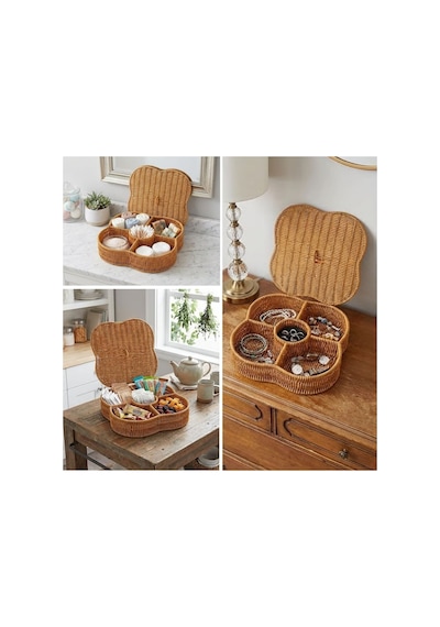 Kapaklı 5 Bölmeli Plastik Rattan Organizer Kutu Hasır Desenli Çok Amaçlı Saklama Ve Sunum Sepeti Ç Çok Renkli Çok Renkli Kapaklı 5 Bölmeli Plastik Rattan Organizer Kutu Hasır Desenli Çok Amaçlı Saklama Ve Sunum Sepeti Ç Çok Renkli Çok Renkli