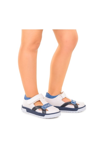 Kiko Kids Erkek Çocuk Günlük Ayakkabı Arz 2320 Beyaz