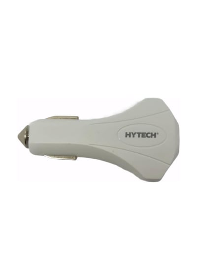 Hytech Hy-Xq55 Type-C + Çift Usb Çıkışlı Çakmak Şarj 7A Beyaz