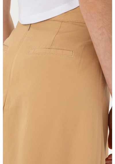 U.S. Polo Assn. Kadın Camel Maxi Boy Dokuma Etek 50300666-VR015
