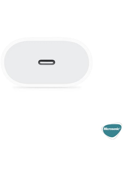 Microsonic Apple iPhone Uyumlu 17 Pro Usb-c Güç Adaptörü, Type-c Priz Şarj Cihazı Adaptörü