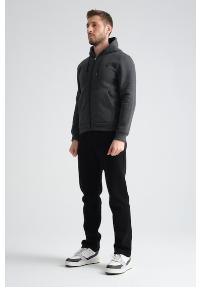 Shooter Sportswear Shooter Erkek Kışlık Eşofman Takımı Luxe Regular Kapüşonlu Antrasit