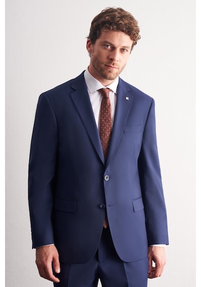 İmza Lacivert Mono Yaka Kendinden Çizgili Desen Esnek 4 Drop Comfort Fit Classic Takım Elbise 1001255159 Lacivert İmza Lacivert Mono Yaka Kendinden Çizgili Desen Esnek 4 Drop Comfort Fit Classic Takım Elbise 1001255159 Lacivert