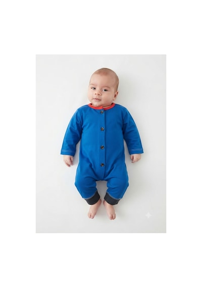 Güler Butik Soft Kumaş Premium Organik Bebek Tulumu Ultra Yumuşak Ve Nefes Alan Tasarım" Turuncu