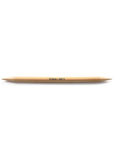 Knitpro Basix Birch Huş Ağacı 9mm 20cm Çorap Şişi 35125