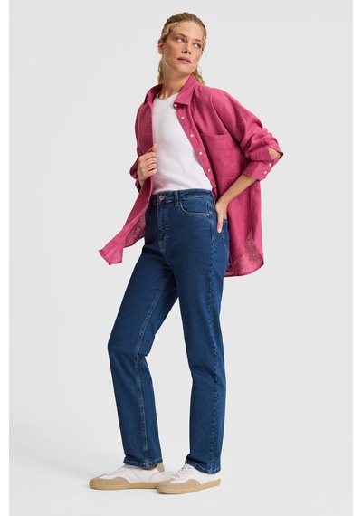 U.S. Polo Assn. U.s. Polo Assn. Kadın Mavi Pantolon Jean 50325200-dn0013 Blue Rınse